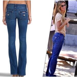 Hudson Beth Baby Boot Jeans Y2K Low Rise Made in USA Size 26